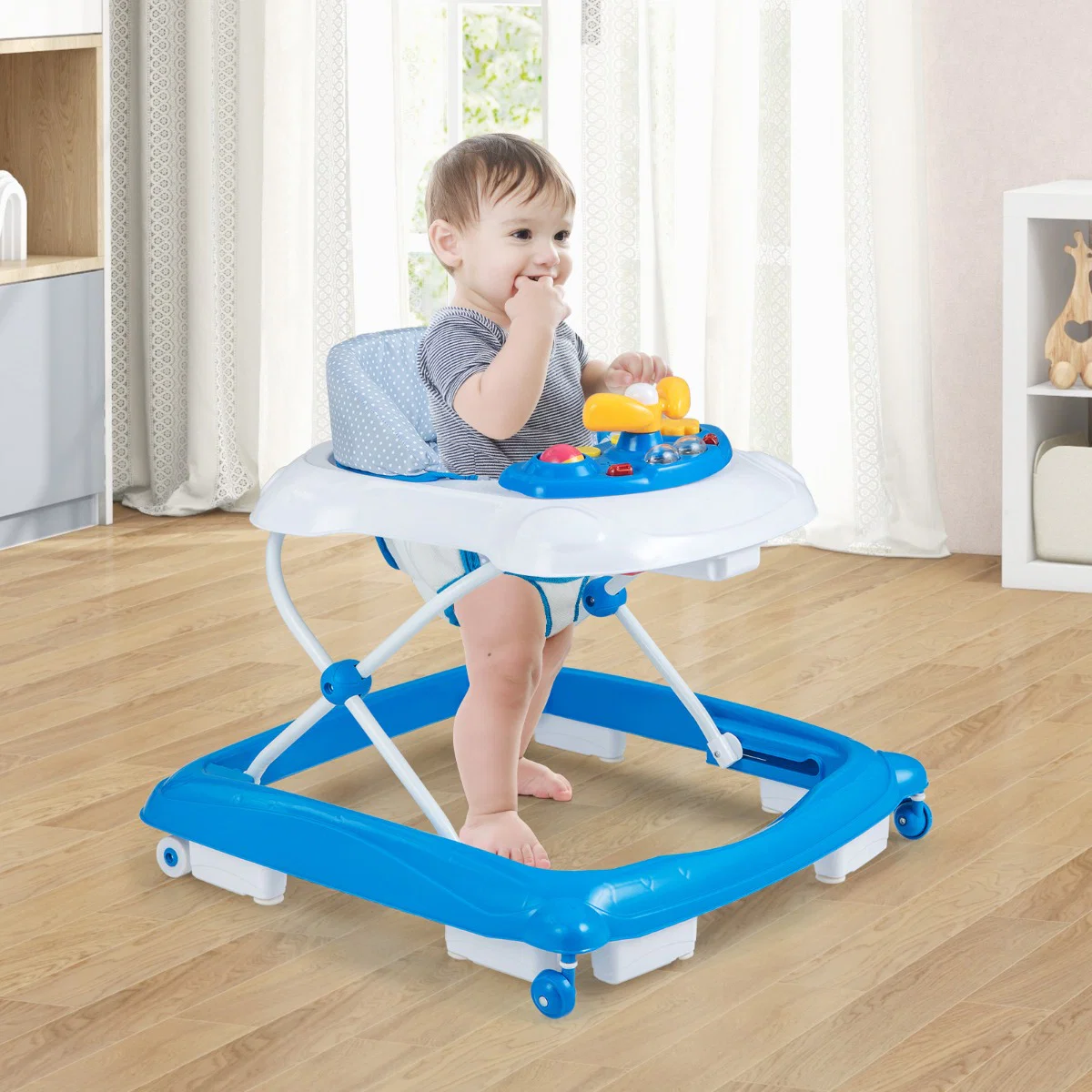 Baby musical walker with push Handle Mee Mee 360° Baby Activity Walker